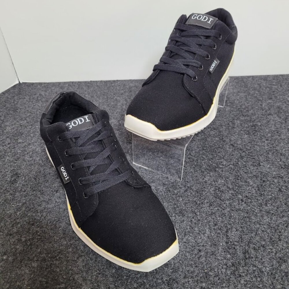GODI CCCXIII Edsel Low Top Sneakers Black New